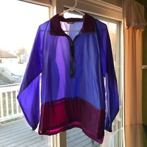 LL Bean Women's Half Zip Windbreaker